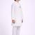 Boys white pure cotton kurta pyjama set - holi special
