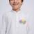 Boys white pure cotton kurta pyjama set - holi special