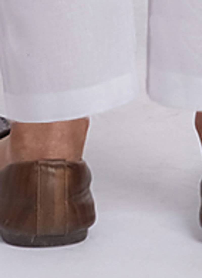 Boys white pure cotton kurta pyjama set - holi special