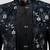 Boys blue velvet thread embroidery attached jacket style sherwani set with pant