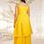 Girls mustard rayon kurta palazzo set with dupatta