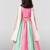 Girls pink cotton bandhani print lehenga set with dupatta | sleeveless | asymmetric hem | festive floor length