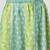 Girls sage green cotton bandhani print lehenga set with dupatta | three quarter sleeves | asymmetric hem