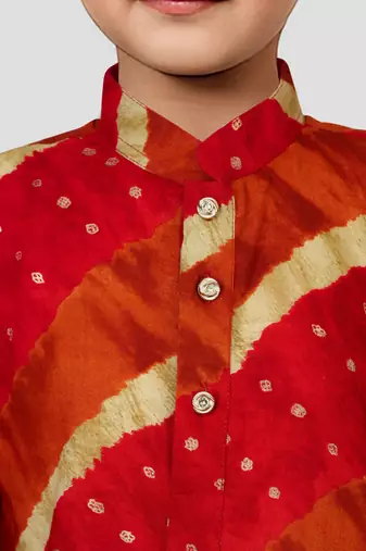 Rayon kurta set with pyjama for boyss| maroon | diwali