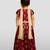 Dupion silk lehenga set for girls | maroon | diwali