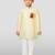 Cotton printed kurta set with pyjama for boys | cream | navratri special