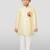 Cotton printed kurta set with pyjama for boyss | cream | navratri special
