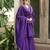 Purple kurta palazzo set