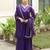 Purple kurta palazzo set