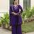 Purple kurta palazzo set