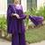 Purple kurta palazzo set