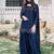 Navy blue kurta palazzo set