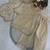 Beige designer suit set