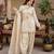 Beige designer suit set