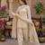 Beige designer suit set