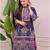 Purple printed kurti