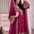 Rani pink silk embroidered salwar suit