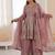 Pink silk sharara suit