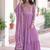 Lavender anarkali suit