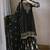 Black embroidered sharara suit