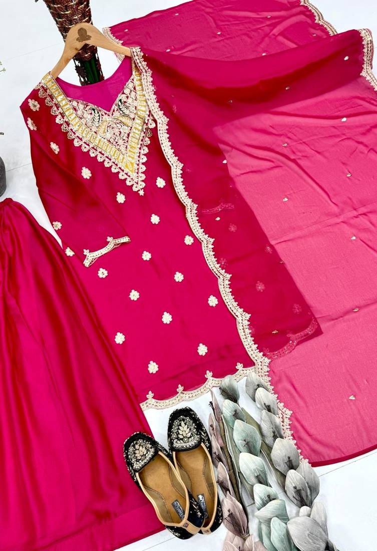 Rani pink sharara set