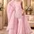 Baby pink embroidered sharara set