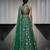 Emerald Green Embroidered Silk Lehenga Set