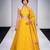 Mustard Yellow Embroidered Silk Lehenga Set