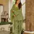Greencambric cotton printed kurti set with salwar & dupatta