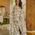 Offwhitecambric cotton printed kurti set with salwar & dupatta
