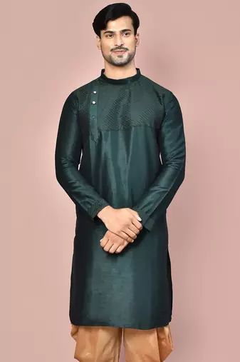 Machine dk work in front and hand churidar