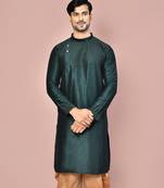 Machine dk work in front and hand churidar