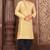 Navy blue  dupion art silk  kurta with machine dk work in collar and button  printex work churidar
