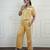 Yellow imported roman thread free size co ord set