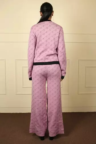 Lavenderblack imported soft fabric thread free size co ord set