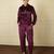 Wine velvet supersoft strecthable sarwoski free size co ord set