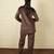 Brown velvet supersoft strecthable sarwoski embroidery pattern free size co ord set