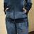 Royal blue velvet supersoft strecthable fabric zipper with hoddie pattern free size co ord set