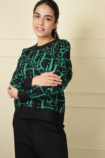 Black strecthable imported fabric digital free size co ord set