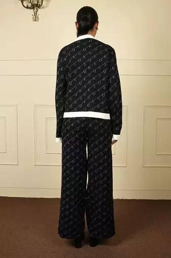 Black imported soft fabric thread free size co ord set