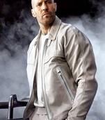 men's white lambskin leather jacket classic zip up style modern
