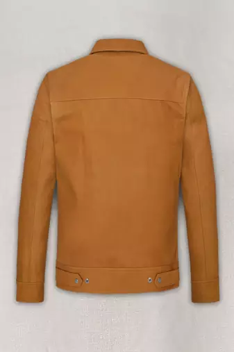 men's genuine lambskin leather trucker jacket rugged trucker style