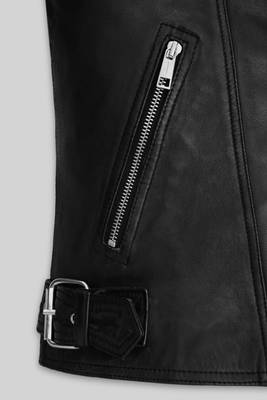 men's black lambskin leather biker jacket classic moto zip style exclusive stylish 4
