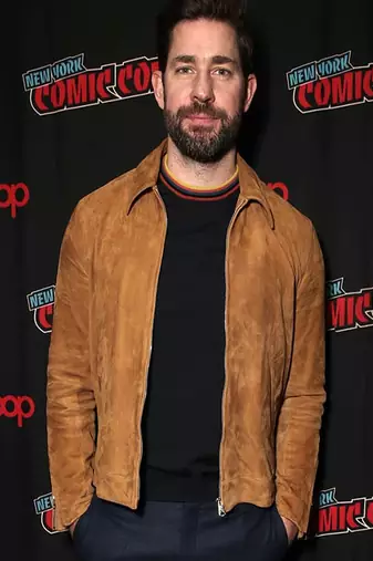 men's brown suede leather jacket classic zip up style genuine