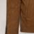 Men’s tan brown suede  leather jacket – minimalist zip-up casual slim fit coat