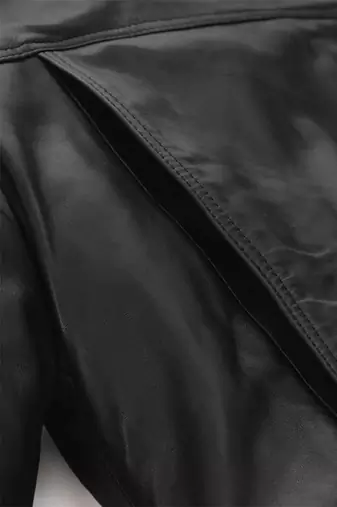 men's black lambskin leather biker jacket classic moto zip style exclusive authentic