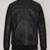 Pilot aviator black bomber leather jacket for men's handmade lambskin