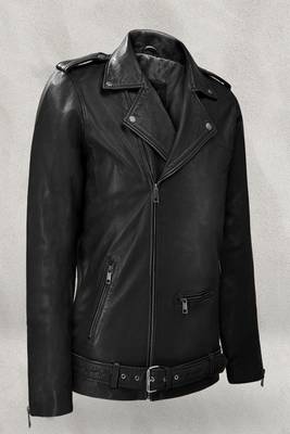 men's black lambskin leather jacket classic zip up style exclusive genuine 1