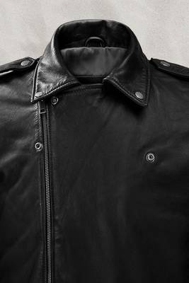 men's black lambskin leather jacket classic zip up style exclusive genuine 3