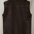 Men’s rubbed dark brown leather vest – sean connery inspired vintage classic